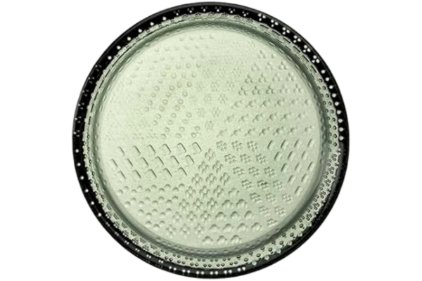 Iittala  tallrik, glas, silver, 3