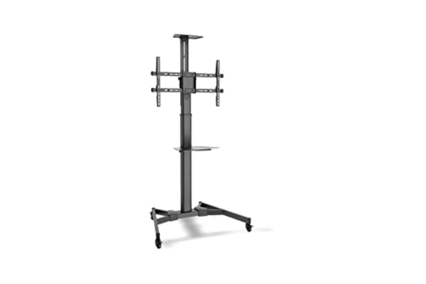 Digitus DIGITUS DA-90370 - Samarbetsvagn/TV-presentationsvagn - VESA max. 600x400 - TV-apparater från 37-70 tum - Med hylla för bärbara datorer/DVD-spelare - 186 cm till 218 cm höjd - Svart