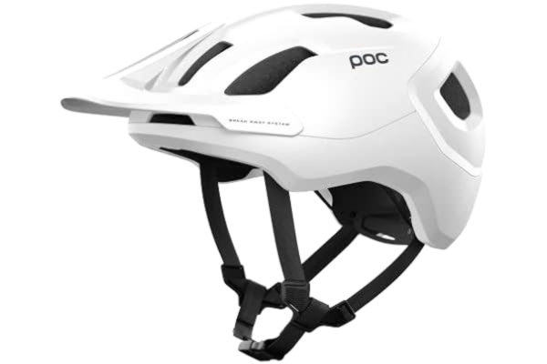 POC  Unisex – Axion kask rowerowy, dla dorosłych, Hydrogen White Matt, rozmiar M (55–58 cm)
