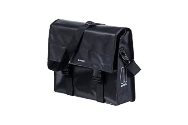 Basil  17768, Bagside, Cykeltaske, Polyester, Presenning, Sort, 17 L, 5 kg