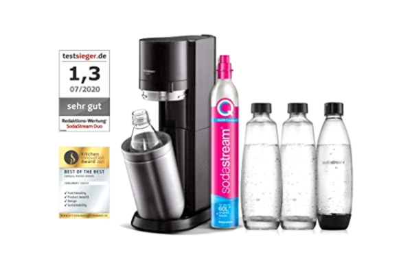SodaStream  Duo Sparkling Water Maker with Gas Cylinder Megapack