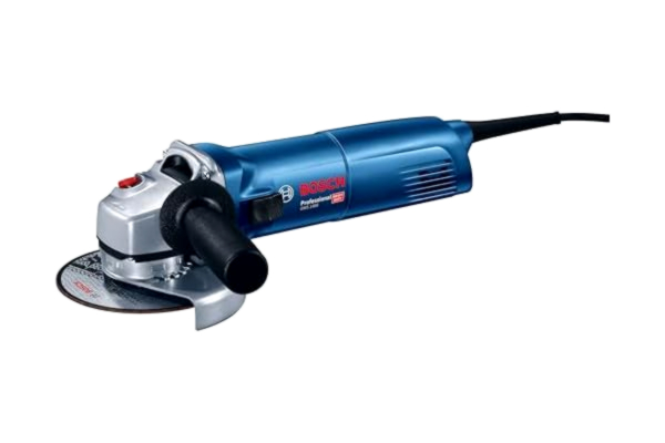 Bosch  Professional vinkelslip GWS 1400 (1 400 W-motor, skiv-Ø 125 mm, fästfläns, sprängskydd, spännmutter, stiftnyckel, i kartong)