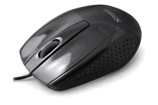 Esperanza  XM110 Extreme Bungee rullhjul, rullningsfunktion, PC-mus, PC/Mac, notebook-mus, 2-vägs