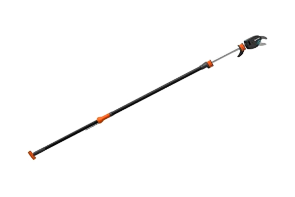 Gardena  Telescopic StarCut 410 plus: Telescopic tree lopper for cutting branches, adjustable length of 230-410 cm, 6.5 m total reach including user, up to 200° cutting angle (12001-20)