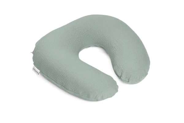 Doomoo  amningskudde Softy – förvaringskudde baby, 150 cm inkl. överdrag av ekologisk bomullströja, med fin EPS-mikropärlfyllning, Oeko-TEX Standard 100, Tetra Jersey grön