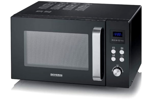 Severin  MW 7756 kuchenka mikrofalowa Blat Mikrofalówka Solo 25 l 900 W Czarny