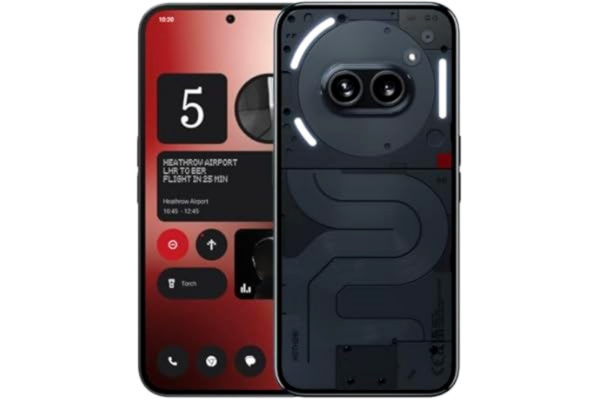 Nothing  Phone (2a) 8+128GB - Mobiltelefon med Nothing OS 2.5 - Svart