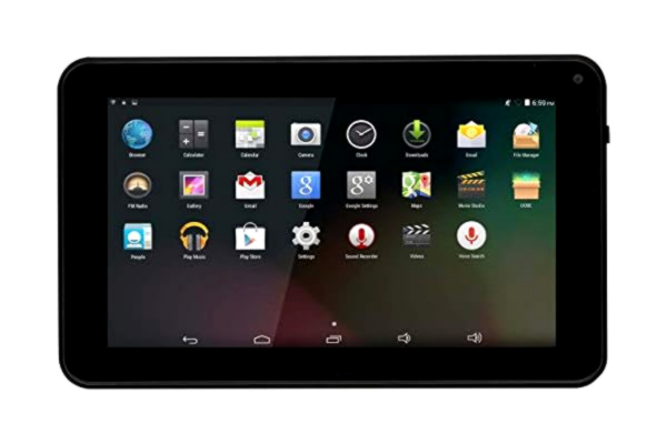 Denver  TAQ-70332 7 tums fyrkärnig surfplatta med Android 8.1 GO, svart