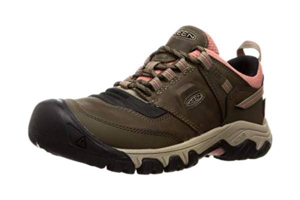 Keen KEEN Ridge Flex Waterdichte wandellaarzen voor dames, Timberwolf Brick Dust, 40 EU