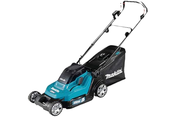Makita Gräsklippare 43 cm mak 2 x 18 V Li-Ion Makita 2 batt. BL1850B DC18SH laddare – DLM432CT2