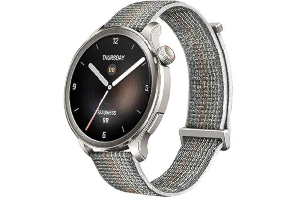 Amazfit  Balance - Aluminiumslegering - smart ur med rem - nylon - håndledsstørrelse: 150-210 mm - display 1.5 - Wi-Fi, Bluetooth - 35 g - sunset grey