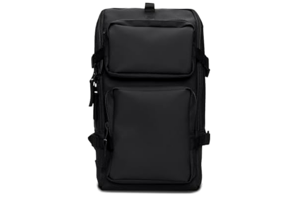 Rains RAINS Trail Cargo ryggsäck – svart unisex vattentålig vattenavvisande utomhus urban 14 l kapacitet – 2 års garanti, Svart, One Size, minimalist