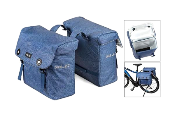 XLC  Unisex – torba podwójna dla dorosłych, BA-S88, luksusowa, niebieska, 150 x 340 x 320