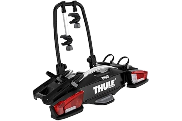 Thule  Velocompact 13-stifts plattformscykelhållare för släpvagnskopplingen 13-polig svart/aluminium 2 cyklar