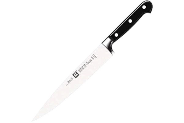 Zwilling  Fleischmesser, Klingenlänge: 20 cm, Großes Klingenblatt, Rostfreier Spezialstahl/Kunststoff-Griff, Professional S, schwarz, 31020-201-0