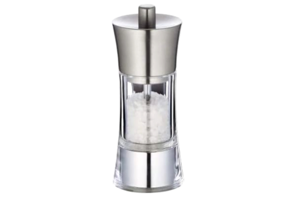 Zassenhaus  Saltkvarn, rostfritt stål/akryl, 14 cm