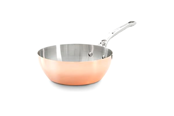 de Buyer De Buyer Deep Frying Pan, 24 cm, Brown