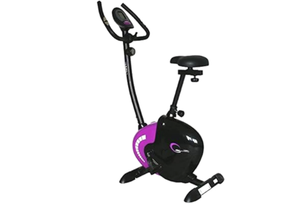 HMS  Unisex's 17-01-009 5907695562873 Magnetic Exercise Bike, Black/Purple, One Size