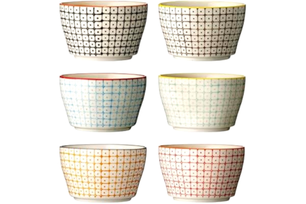 Bloomingville  217008 Skål, Flerfärgad, 6 Stycken