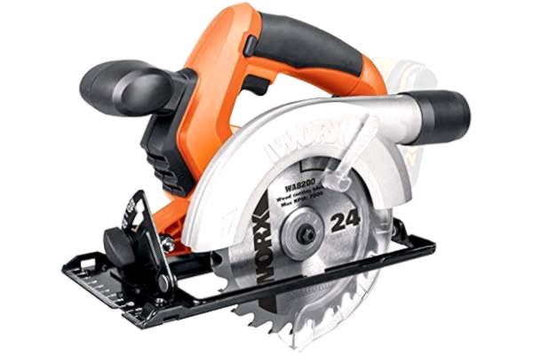 Worx WORX WX529.9 Accu-handcirkelzaag, 20 V, met instelbare snijhoek, snelle vervanging van het zaagblad en aansluiting voor stofafzuiging, diameter 150 mm, zonder accu en oplader