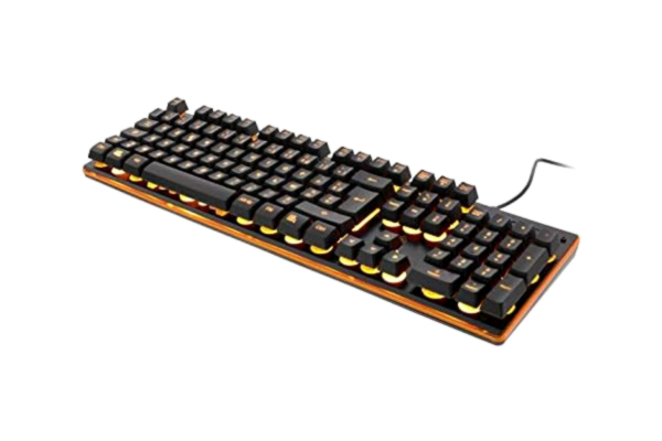 Deltaco DELTACO SPELtangentbord orange LED