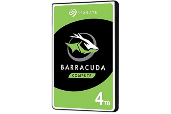 Seagate  BarraCuda 4 TB 2.5 Inch Internal Hard Drive (15 mm Form Factor, 128 MB Cache SATA 6 GB/s Up to 140 MB/s)