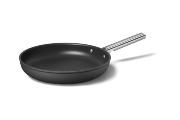 SMEG Smeg CKFF2401BLM Stekpanna 24 cm Svart, Non-Stick, Aluminium, Patenterad bas