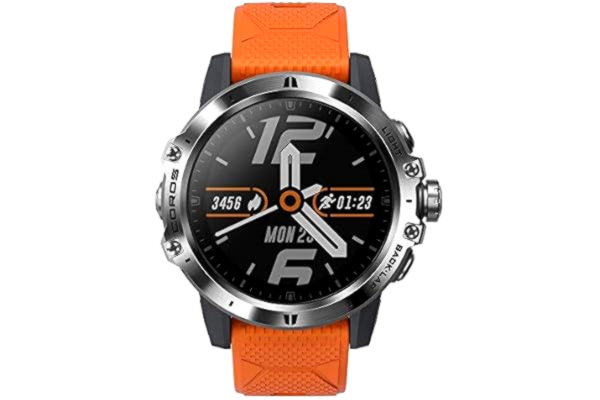 Coros COROS VERTIX GPS Adventure Watch with Heart Rate Monitor, 60h Full GPS Battery, 24/7 Heart Rate Monitoring, Diamond-Like Coating Sapphire Glass, Touch Screen, Barometer (Fire Dragon)