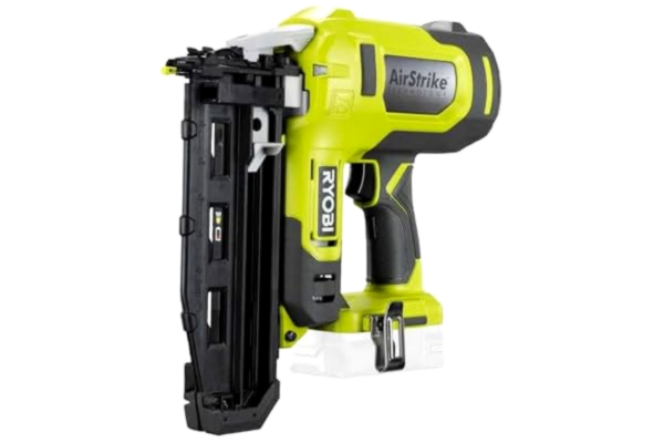 Ryobi RYOBI 18 V ONE+ borstlös sladdlös spikprestanda R16GN18-0 (nageldiameter på 1,6 mm, nagellängder från 19 – 64 mm, magasinkapacitet – naglar 100 st. AirStrike-teknik utan batteri och laddare)