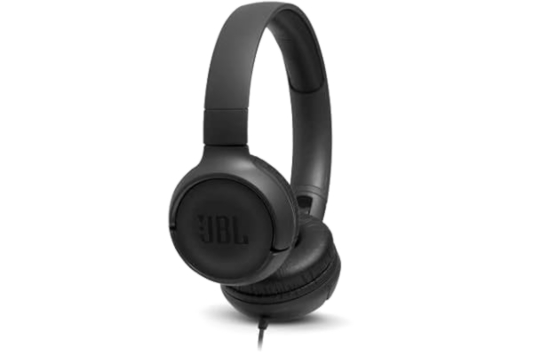 JBL  Tune 500 JBLT500BLK Hörlurar, Svart