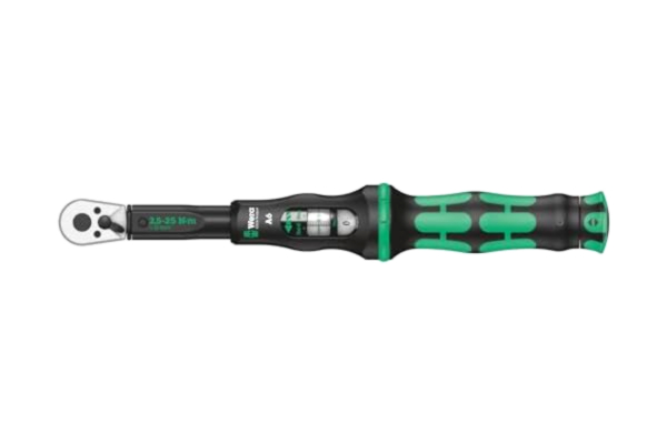 Wera  Click Torque A 6 Adjustable Torque Wrench, 1/4" Hex Drive, 2.5-25 Nm, 05075605001