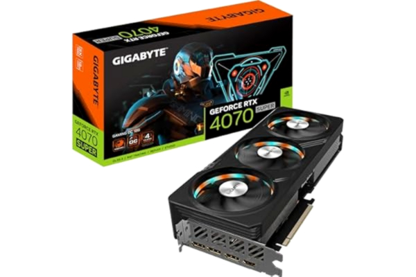 Gigabyte GIGABYTE GeForce RTX 4070 SUPER GAMING OC - 12GB GDDR6X RAM - Grafikkort