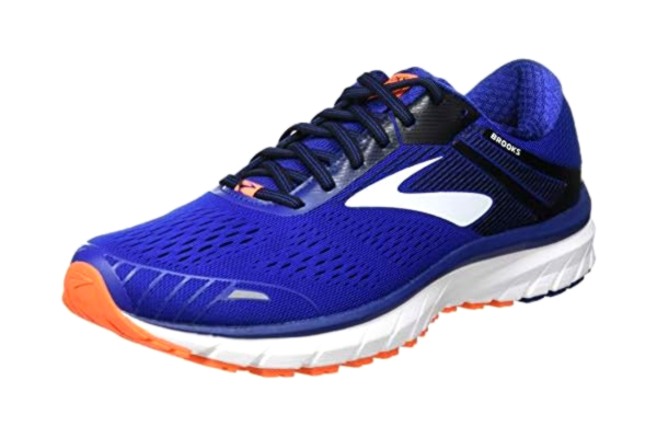 Brooks  Men's Defyance 11 Running Shoe, Blue/Orange/White, 8.5 UK