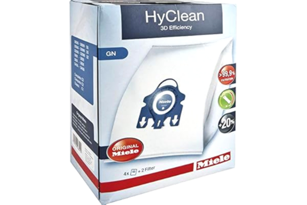 Miele  9917730 Dammpåse, Blå, Vit, Paket med 4