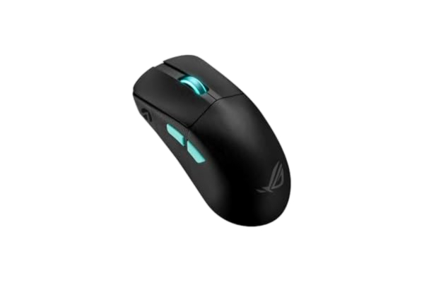 Asus ASUS ROG Harpe Ace Aim Lab Edition - Lätt trådlös spelmus, 54 g, ROG AimPoint 36 000 PPP, Trippel anslutning, Microswitch ROG, 5 programmerbara knappar, Justera profiler med Aim Lab