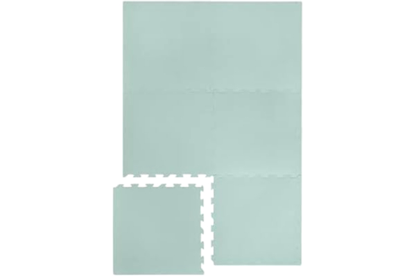 3 Sprouts Skummatta med 3 knoppar för barn, pusselmatta, mjuk skum, säker och hållbar, lekplats för barn, lekplats