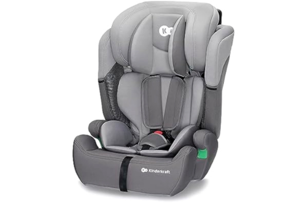 KinderKraft Kinderkraft COMFORT UP i-Size bilbarnstol 76–150 cm, R129 Godkänd, 5-Punktsbälte, Justerbart Nackstöd, Ventilerad Klädsel, Växer Med Barnet, Grå