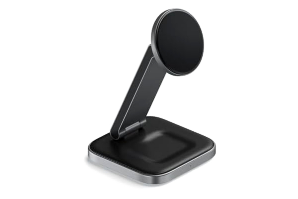 Satechi  ST-Q21FM Caricabatterie per dispositivi mobili Cuffie, Smartphone Grigio USB Carica wireless Interno
