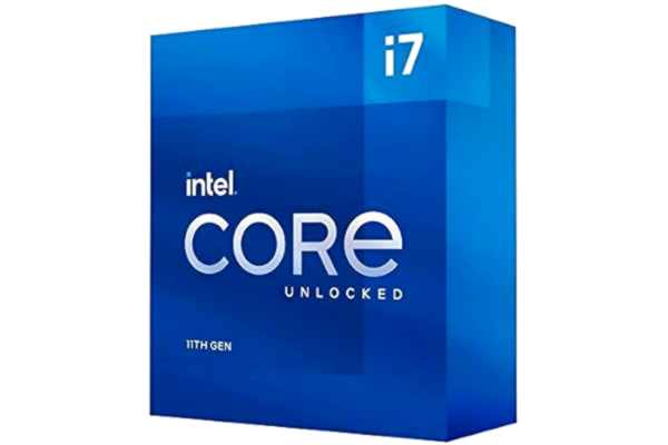 Intel ® Core™ i7 11700K (Rocket Lake) - 8-core - 3.6 GHz (5,0 GHz turbo) - LGA1200 socket - Intel® Graphics UHD 750 - Box (Uden køler)