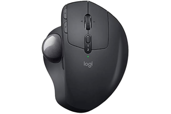 Logitech  MX ERGO grafiitti - Ergonominen hiiri - Optinen - 8 painiketta - Musta