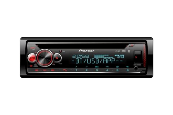 Pioneer  DEH-S720DAB, 1DIN Bilstereo, CD-mottagare med FM och DAB+, Bluetooth, MP3, USB och AUX ingång, RGB belysning, Handsfree, Smart Sync App, 13- Band Equaliser