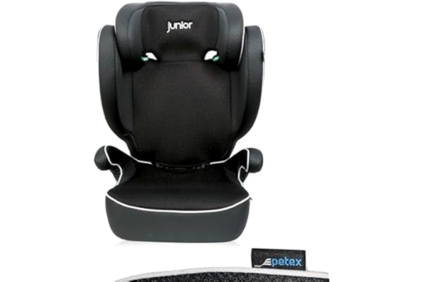 Petex  Basic Plus 1600 schwarz HDPE nach ECE R129 Barnesæde Sort