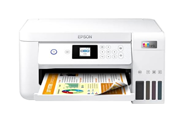 Epson EPSON EcoTank ET-2856 3-i-1 Multifunktionsskrivare, Vit, 375 x 347 x 187 mm