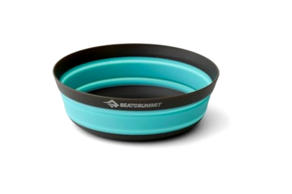 Sea to Summit  Frontier ultralätt hopfällbar skål, medium (680 ml), Aqua Sea Blue