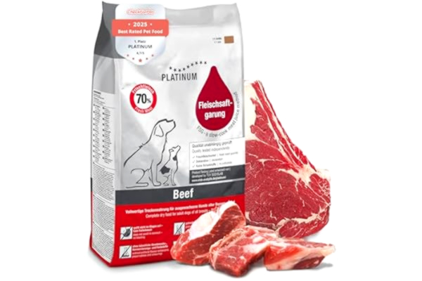 Platinum  Nötkött & Potatoes 5 kg hundkroketter med kornfritt halvfuktigt nötkött