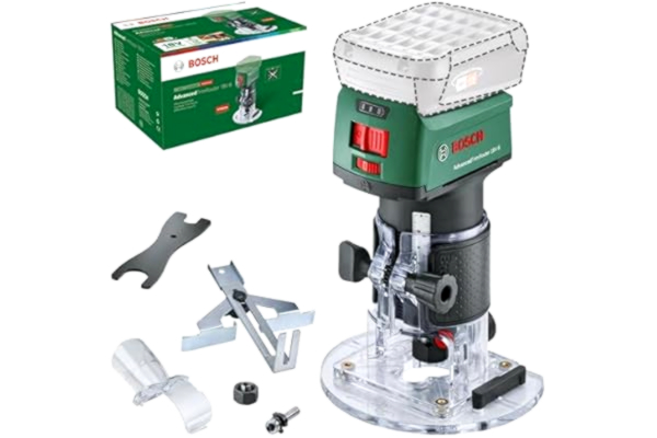 Bosch  Home and Garden Bosch AdvancedTrimRouter 06039D5000 Handöverfräs, Svart, 11,4 cm x 12 cm x 18,6 cm