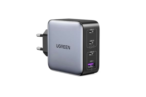 Ugreen UGREEN Nexode 100W USB C Laddare GaN USB C Charger 4 Portar Laddare PD Strömadapter med PPS Kompatibel med MacBook Pro, iPhone 16/16 Pro/15 Pro Max/15, iPad Pro, S24 Ultra, S23, S22, Steam Deck osv.