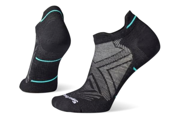 Smartwool  Run Zero Cushion Low Ankle Strumpor för kvinnor, Black, M