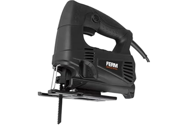 Ferm FERM Scie sauteuse 450W - Usage professionnel - 4 positions pendulaires, 2 lames de scie inclus