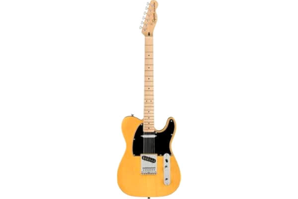 Squier Fender Squier door Affinity Series Telecaster, Esdoorn toets, Butterscotch Blond